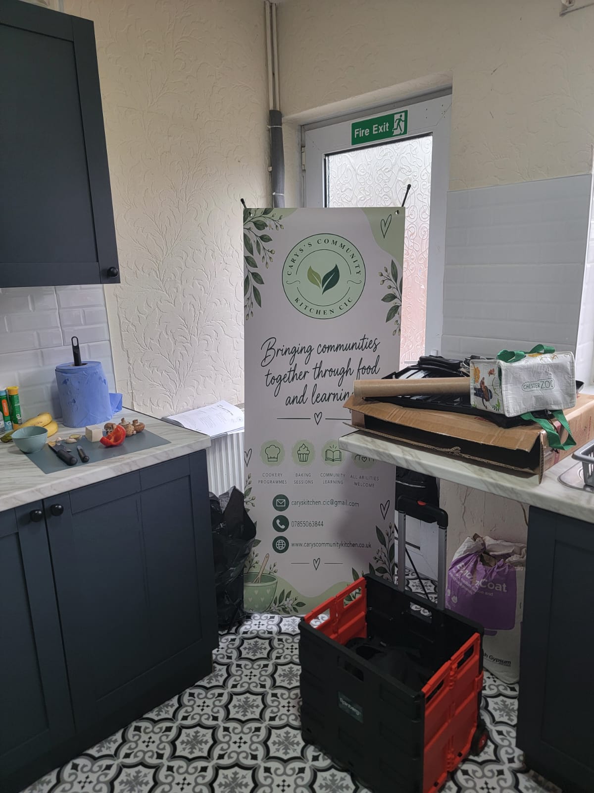 Cooking session with Carys's Community Kitchen